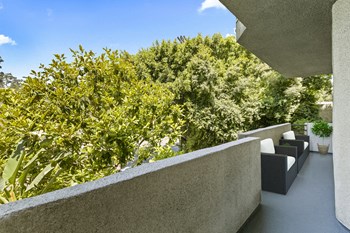 Apartments in Hollywood CA - Spacious Balcony at Cahuenga Heights